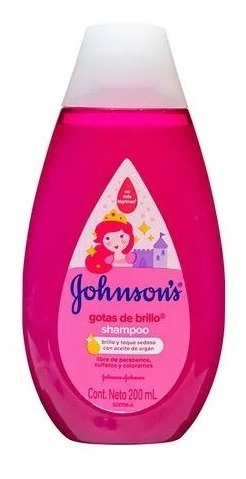 Shampoo Johnson's Baby Gotas De Brillo Sin Parabenos  200 Ml