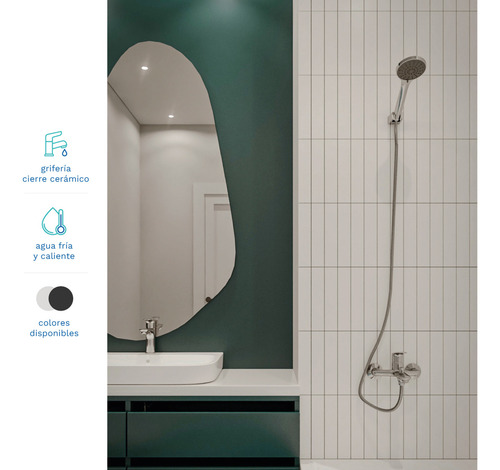 Grifería Para Ducha Con Transferencia Exterior Vasser Kassia 11A/1062