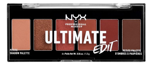 Paleta Ultimate Edit Petit Shadow Palette Warm Neutrals Nyx