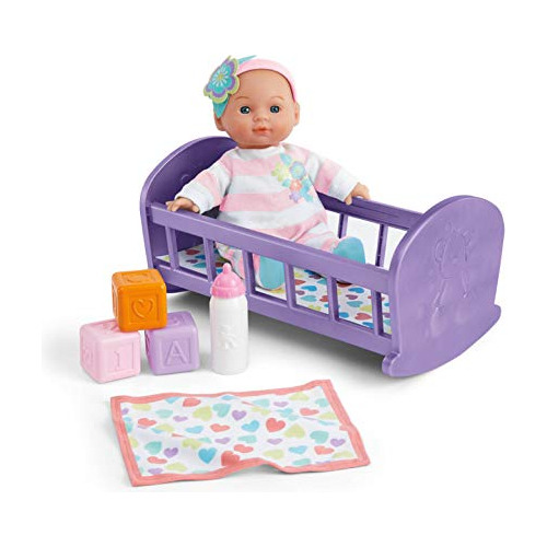 Lullaby Baby Playset - Muñeca Y Cuna De Cuerpo Suave N...