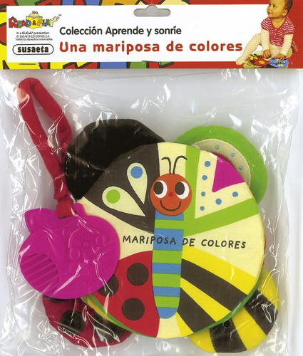 Una Mariposa De Colores (libro Tela) - Aa,vv