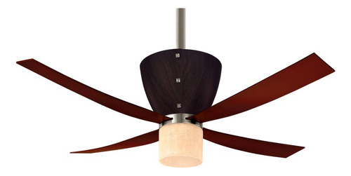 Ventilador Techo Scandinavia 56 Pulg Caoba/níquel Tres Aspas Hunter