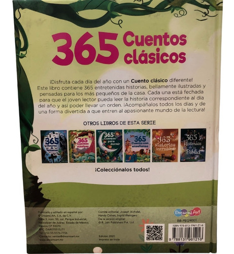 365 Cuentos Clásicos Dreams Art Pasta Dura