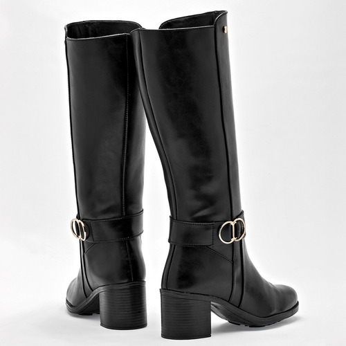 Bota Mujer Etnia 1201 Negro 128-872