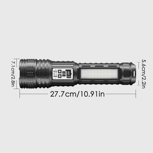 Linterna Super Bright Linternas Altas Lúmenes Antorcha De Ca