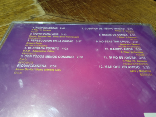 Cd Timbiriche Con Todos Menos Conmigo (Usado)