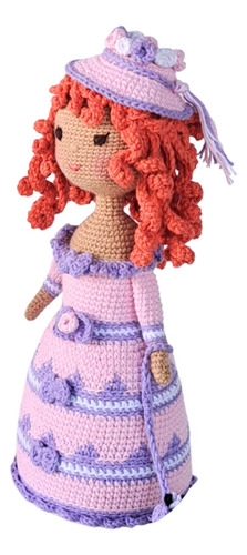 Muñeca  Maite Vintage Amigurumi Tejido Crochet