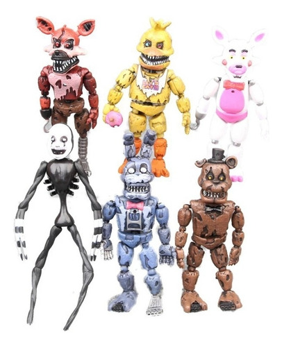 14-17 Cm Cinco Noches En Fnaf 6 Juguetes Flexibles De Freddy