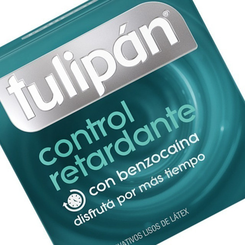 Imagen 4 de 6 de Tulipán Preservativos Látex Control Retardante 6 Cajas X3u