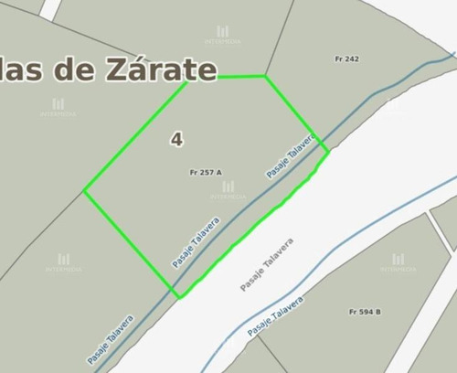 Imagen 2 de 3 de Terreno Fraccion En Venta Ubicado En Zárate, G.b.a. Zona Norte