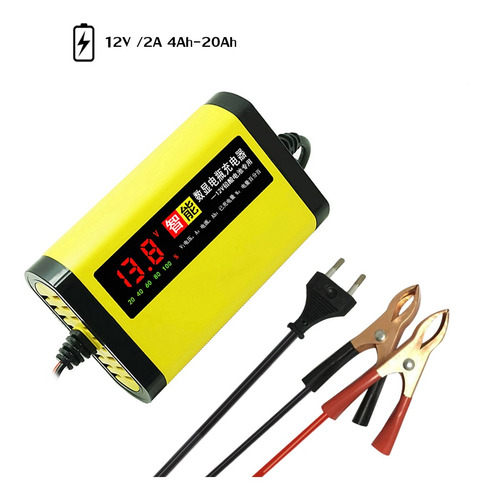 Coche Moto Cargador De Batería 12v 2a Completamente Automáti