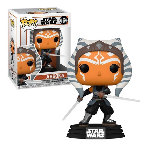 Imagen 3 de 3 de Funko Pop Star Wars: Mandalorian - Ahsoka Con Sables