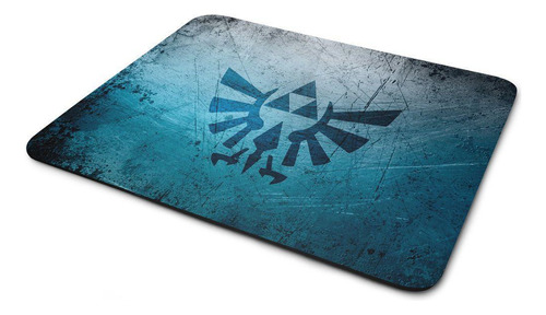 Mouse Pad Gamer Zelda Logo Azul