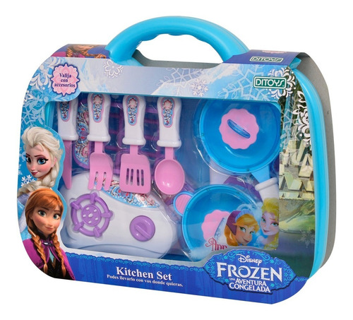 Juego Valija Set Cocina Frozen Disney- Ditoys- Monkey Toys
