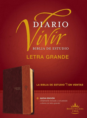 Biblia Rvr60 Del Diario Vivir Sentipiel Café/claro L Gde