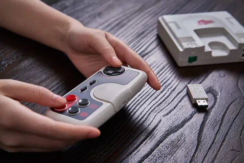 Gamepad Pce Inalámbrico De 8 Bits, 2,4 G, Para Pc Engine Min
