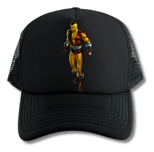 Gorra Trucker Shocker Villano Spiderman  Series Geek Black 