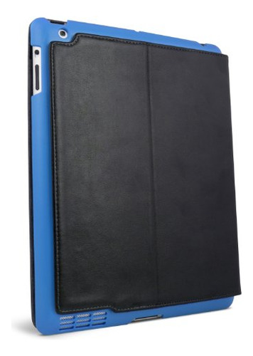 Ifrogz Summit Case For iPad 2 - Black With Blue Snap-on Shel