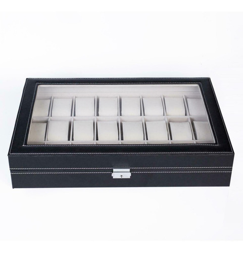 Caja Organizador Con Pantalla Superior De Cristal Y 24