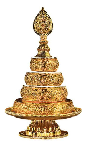 Bandeja De Oferta Budista Tibetana, Prato Manza, Esculturas
