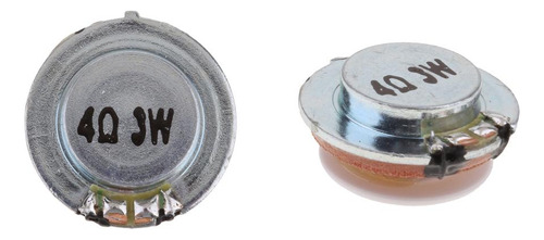 2 Piezas 27 Mm Vibración Resonancia 4 Ohmios Estéreo De