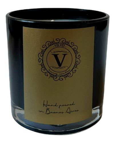 Imagen 2 de 9 de Vela De Soja Vidrio 250ml Aroma Romero, Albahaca Y Verbena