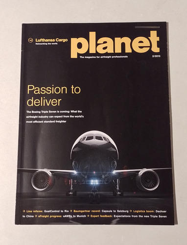 Revista Lufthansa Cargo Planet 2013
