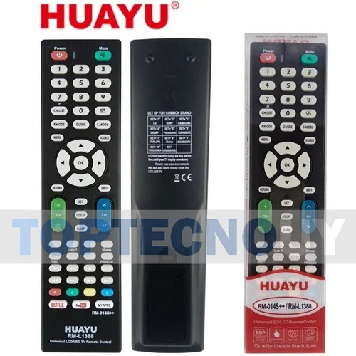 Imagen 2 de 4 de Control Remoto Universal Tv Smart Panavox Samsung Sony Jvc ®