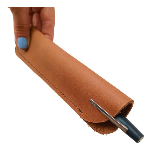 Kit De Lectura Campo Cuero Con Funda Para Libro Grande Marrón Kit Lectura Campo