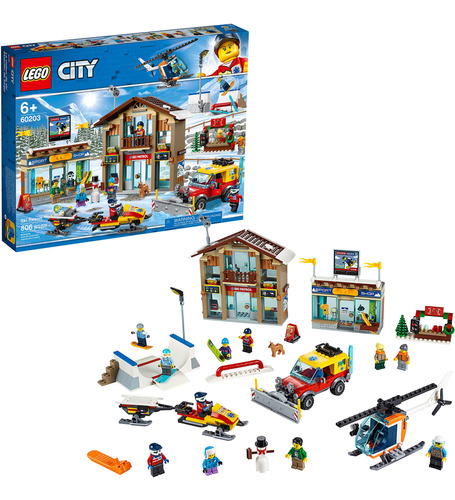 Lego City Ski Resort 60203 Kit De Construcción De Juguetes D