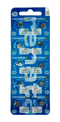 Pilas Renata 377 (sr626) Blister X 10 Pilas Ar1 Re377 Ellobo