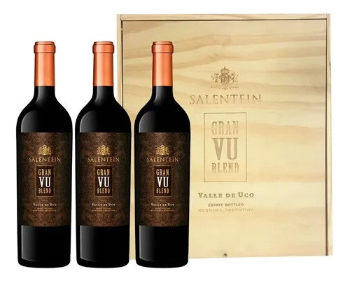 Vino Salentein Gran Vu Estuche X 3 Botellas 750ml Local