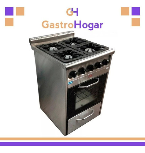 Cocina Industrial Tecnocalor 58cm 4 Hornallas Sonia Premium