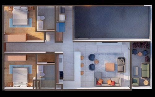Departamento En Preventa En Escandón 1r/1b/1e - Balcón - 88m2