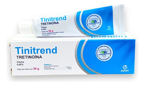 Tinitrend Tretinoína Crema 0.05% Tubo C/30 G Maver