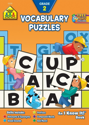 02131 School Zone Vocabulary Puzzles