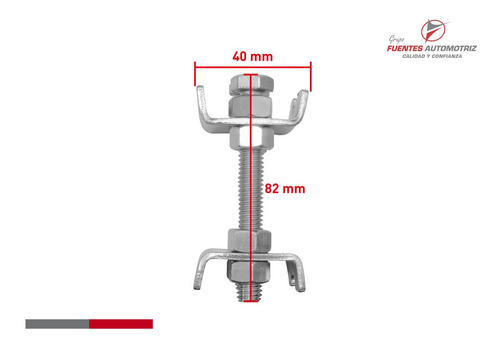 Jgo 2 Ajustador Resorte Suspension Traseros Cop Universal
