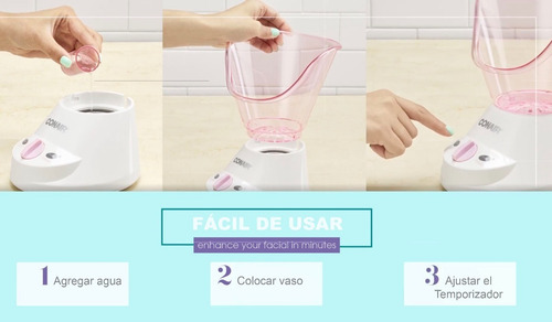 Sistema De Sauna Facial Limpieza Total, Conair Mdf3res