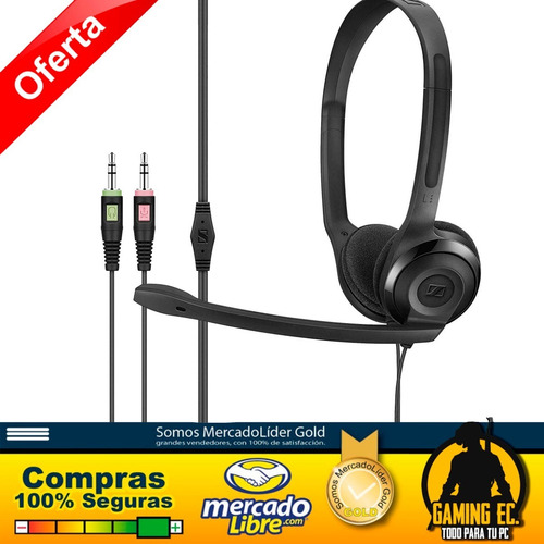 Sennheiser Pc 3 Chat 3.5mm Audifonos El Xokas Elxokas