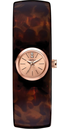 Reloj Caravelle New York Para Mujer 44l139 De Cuarzo Banda