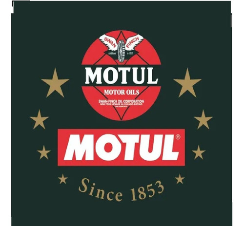 Óleo de motor Motul semi-sintético 10W-40 para motos e quadriciclos x 4L