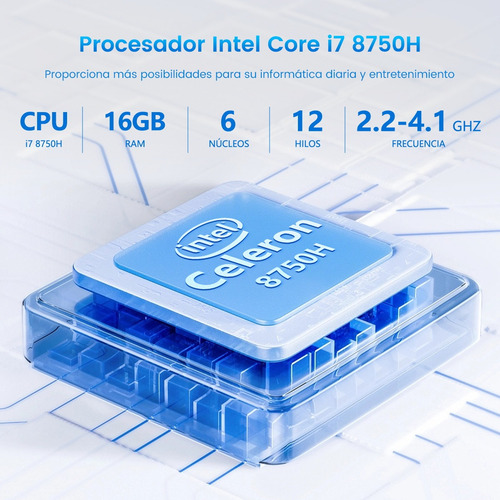 Laptop Intel I7 8750h 16 Gb Ram 512 Gb Ssd Win 11 Ddr4 15.6