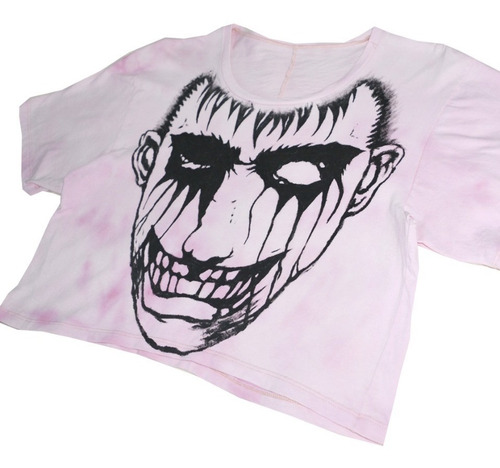 Imagen 2 de 4 de Croptop Guts Berserk Anime Prelavado Desgastado Caustico
