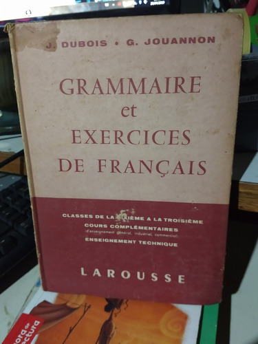 Grammaire Et Exercices De Francais - Dubois Jouannon Frances