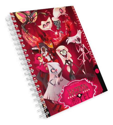 Libreta Francesa De Dibujo Pasta Dura Hazbin Hotel 01