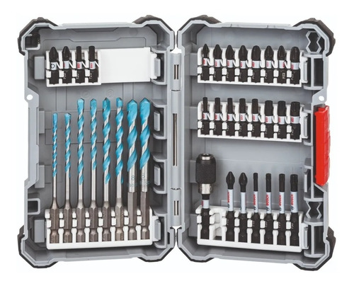 Set De 36 Mechas Multiconstruction Y Puntas Bosch Impacto