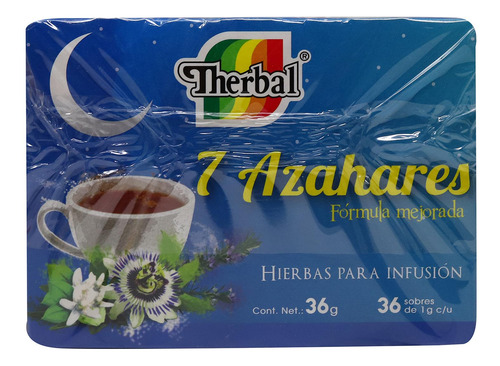 Therbal, 7 Azahares, Hierbas Para Infusión, 36 Sobres De 1 G