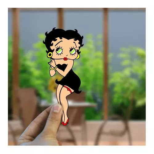 Adesivo Betty Boop para carro ou moto