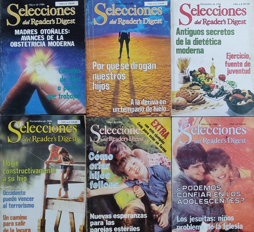 7 Revistas Reader's Digest Año 1986 (c46