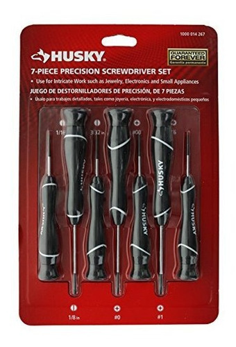 Husky 7piece Set De Destornilladores De Precision